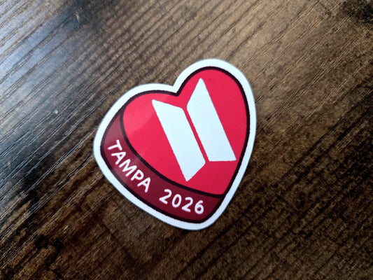 Candy Heart Stickers - BTS Arirang 2026 Tour Stops
