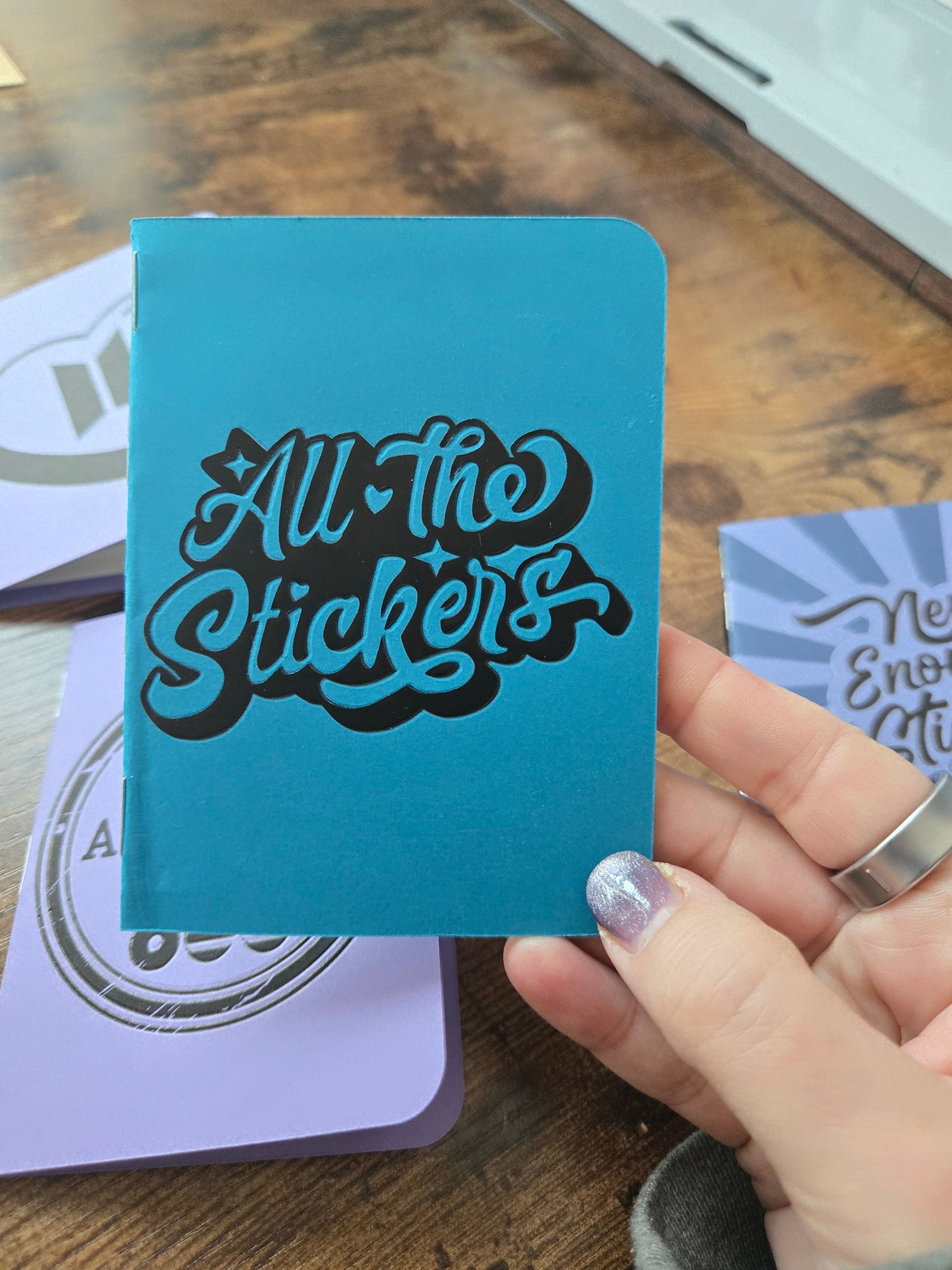 Pocket Sized Reusable Sticker Book
