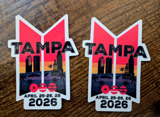 City Skyline Stickers - BTS Arirang 2026 Tour Stops