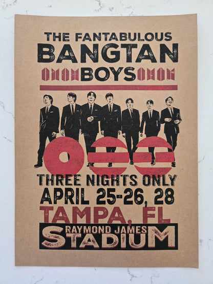 BTS Arirang 2026 Tour Poster - Ryman/Hatch Style Print
