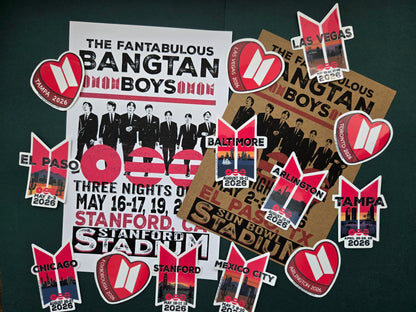 Arirang 2026 Tour Bundle (Poster and Stickers)