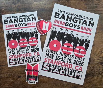 Arirang 2026 Tour Bundle (Poster and Stickers)