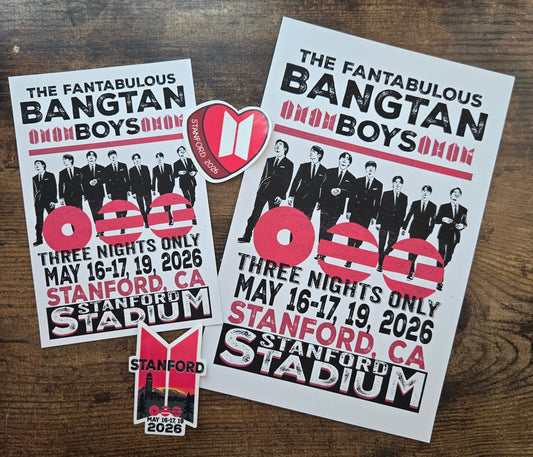 Arirang 2026 Tour Bundle (Poster and Stickers)
