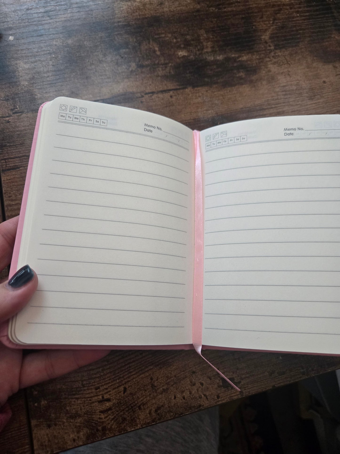 Cute Daily Journal/Notebook - A6 Hard Cover Lined 160 pages PU Leather