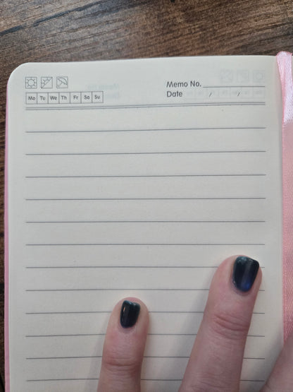 Cute Daily Journal/Notebook - A6 Hard Cover Lined 160 pages PU Leather