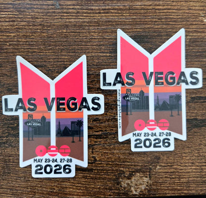 City Skyline Stickers - BTS Arirang 2026 Tour Stops