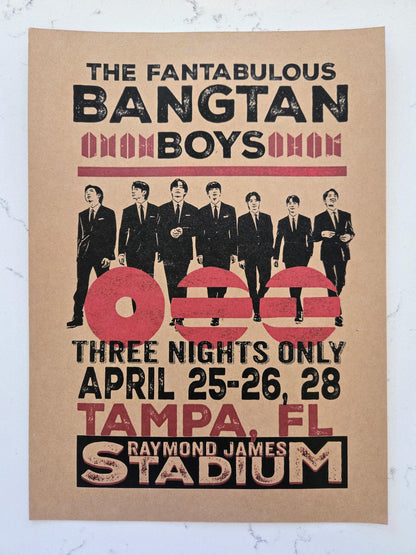 BTS Arirang 2026 Tour Poster - Ryman/Hatch Style Print
