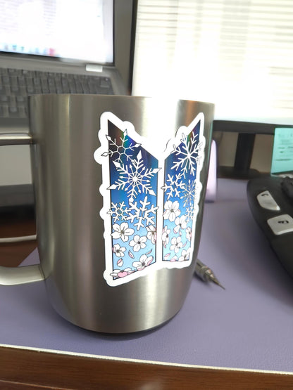 BTS Spring Day Inspired Logo - Vinyl Sticker