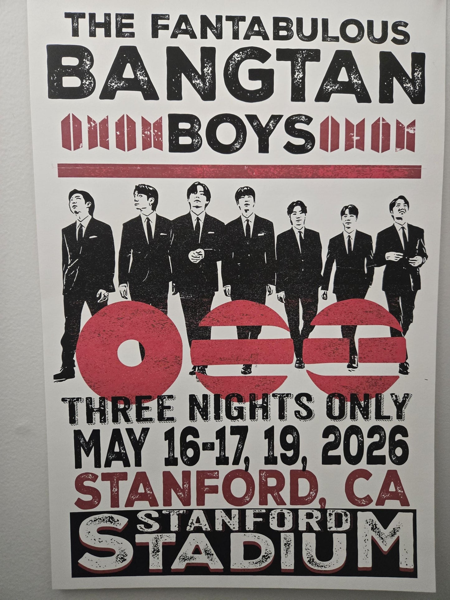 BTS Arirang 2026 Tour Poster - Ryman/Hatch Style Print