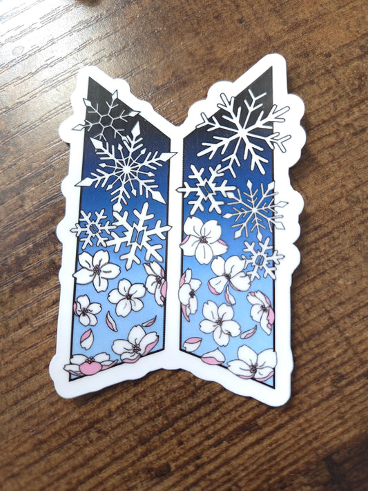 BTS Spring Day Inspired Logo - Vinyl Sticker