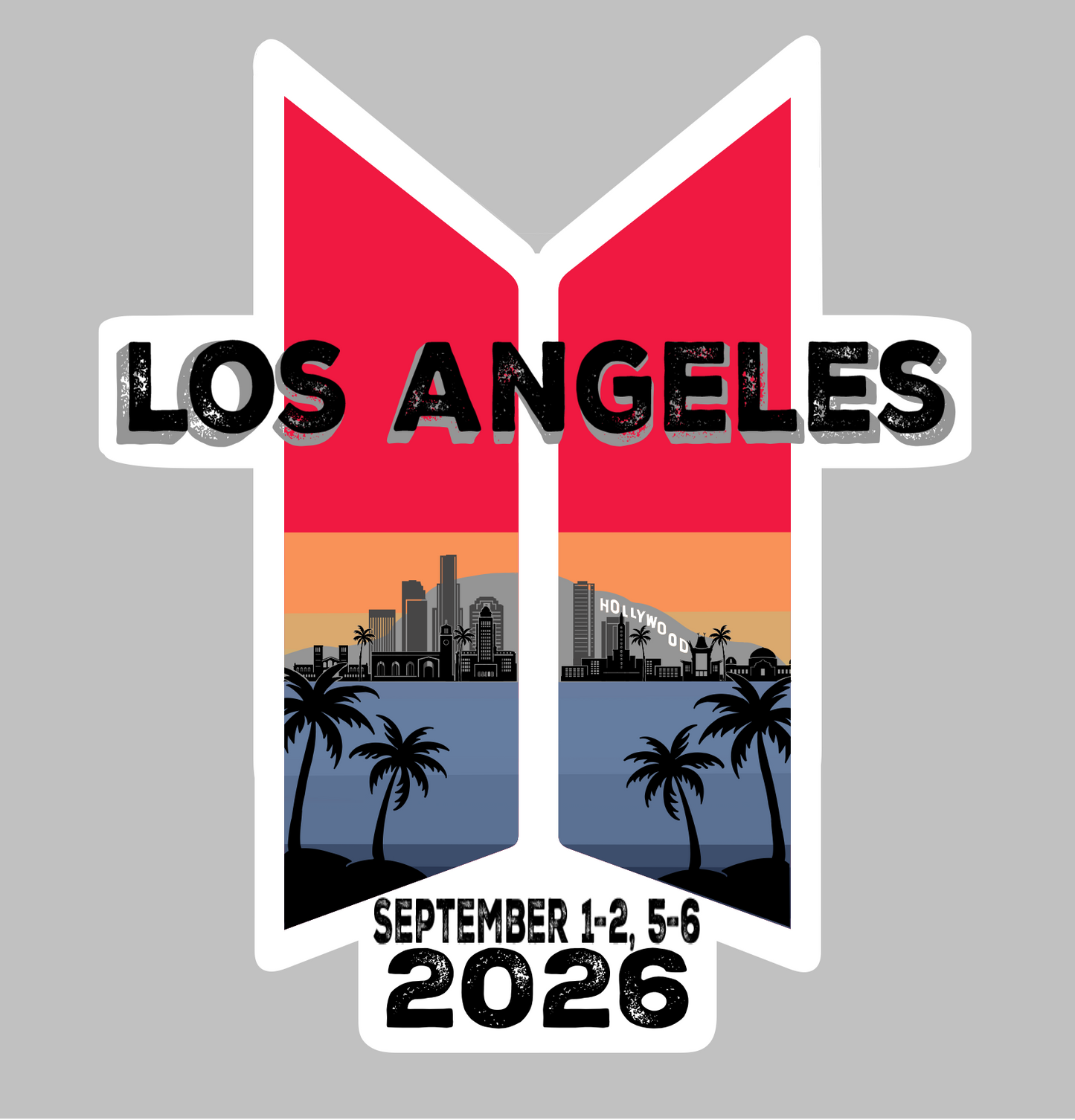 City Skyline Stickers - BTS Arirang 2026 Tour Stops