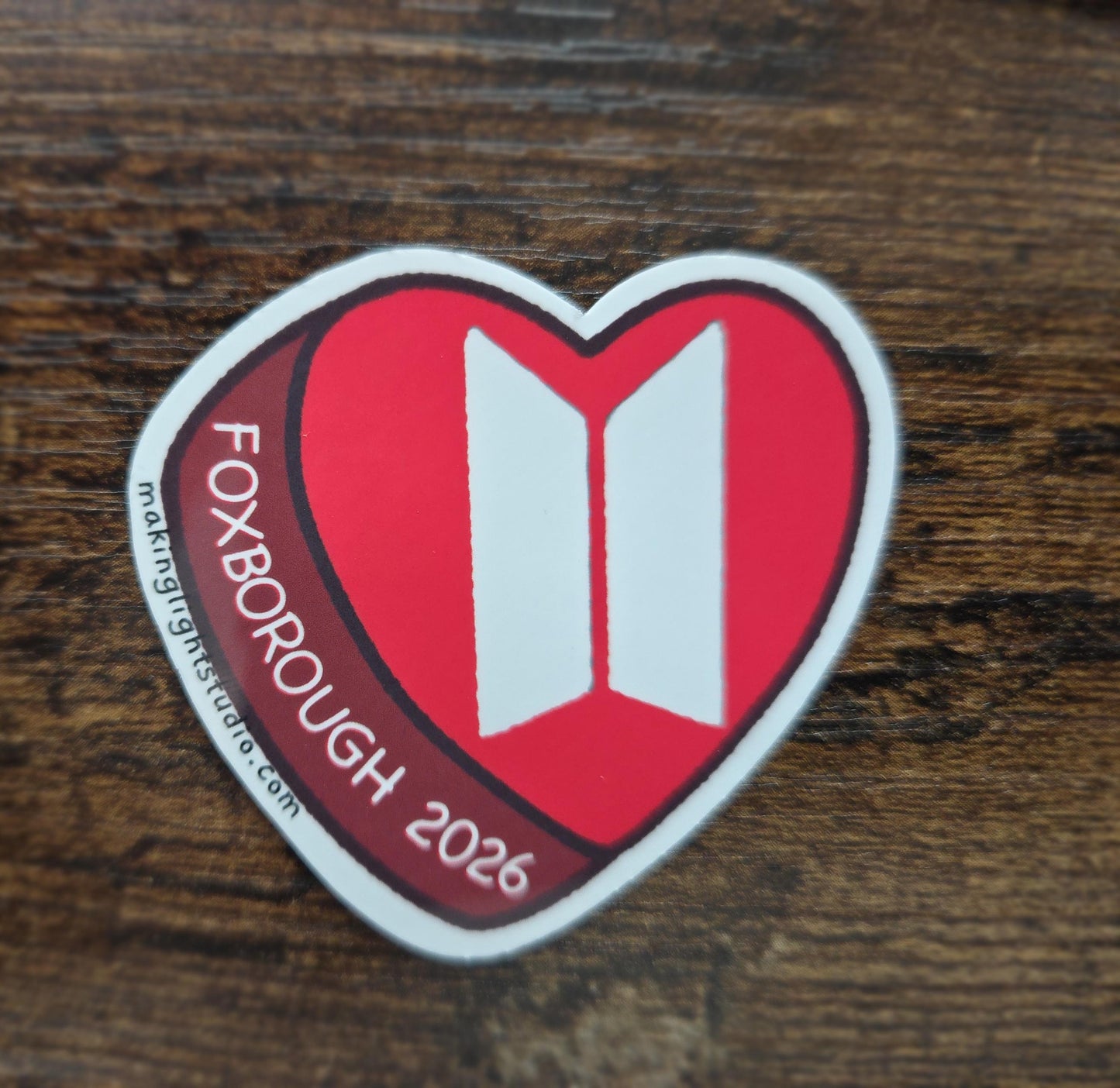 Candy Heart Stickers - BTS Arirang 2026 Tour Stops