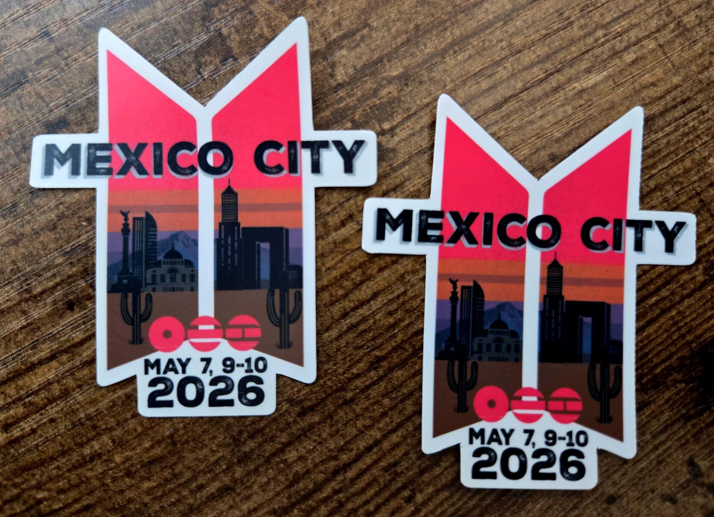 City Skyline Stickers - BTS Arirang 2026 Tour Stops