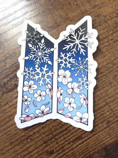 BTS Spring Day Inspired Logo - Vinyl Sticker