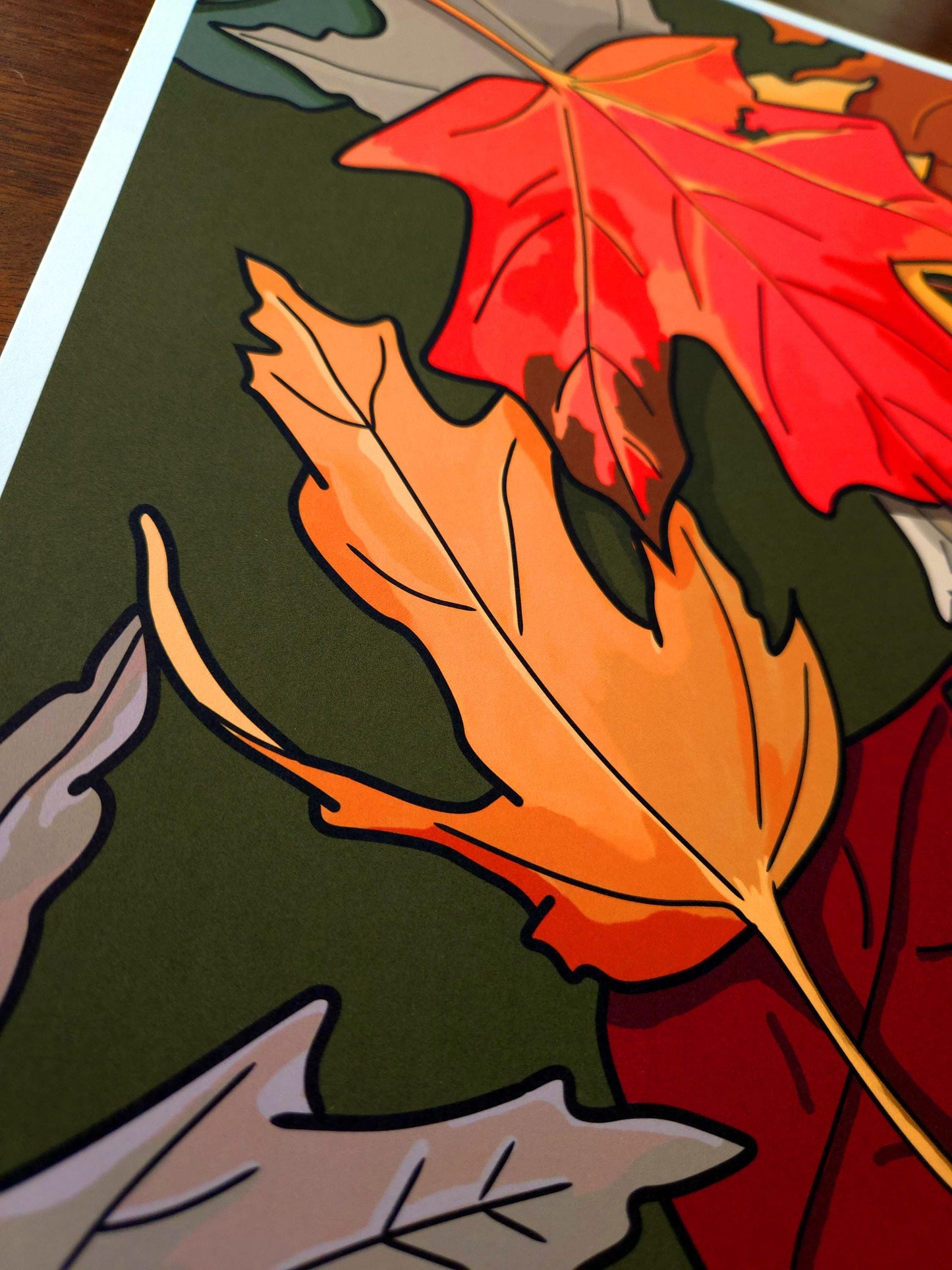 Autumn Leaves | BTS song-inspired original digital print